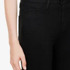 Paige Laurel Canyon Boot-cut High-rise Stretch-denim Jeans -Outlet Pique Style Store R04002433 BLACKSHADOW ALT04