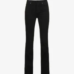 Paige Laurel Canyon Boot-cut High-rise Stretch-denim Jeans