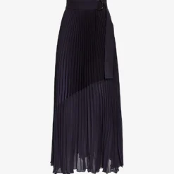 Reiss Anya Pleated Woven Skirt