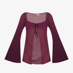 Provence Self-tie Woven Cover Up