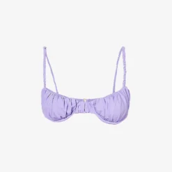 Cassis Ruched Underwired Bikini Top