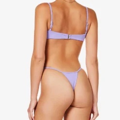 Monaco Underwired Stretch-woven Bikini Top 8 Monaco Underwired Stretch-woven Bikini Top -Outlet Pique Style Store R04006951 VIOLET ALT03