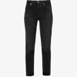 CITIZENS OF HUMANITY Charlotte Straight-leg High-rise Organic-cotton Blend Jeans