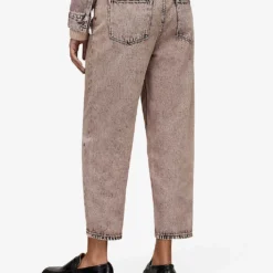AllSaints Hailey Straight-leg High-rise Jeans -Outlet Pique Style Store R04008767 WASHEDPINK ALT03