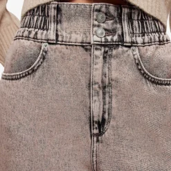 AllSaints Hailey Straight-leg High-rise Jeans -Outlet Pique Style Store R04008767 WASHEDPINK ALT04