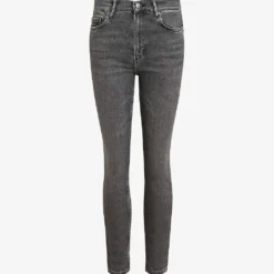 AllSaints Dax Washed-effect Skinny High-rise Stretch-denim Jeans