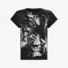 AllSaints Turin Anna Tiger-print Cotton T-shirt