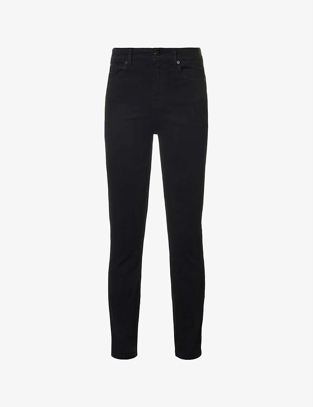 7 For All Mankind Aubrey Slim-fit High-rise Stretch-denim Jeans 1 7 For All Mankind Aubrey Slim-fit High-rise Stretch-denim Jeans