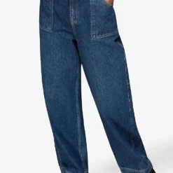 Whistles Raya Wide-leg High-rise Jeans -Outlet Pique Style Store R04044626 BLUE ALT04