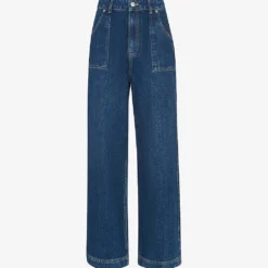 Whistles Raya Wide-leg High-rise Jeans