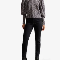 Ted Baker Poppiyy Skinny-leg High-rise Denim Jeans -Outlet Pique Style Store R04051542 BLACK ALT01
