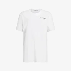 AllSaints Bryn Logo-print Oversized Cotton-jersey T-shirt