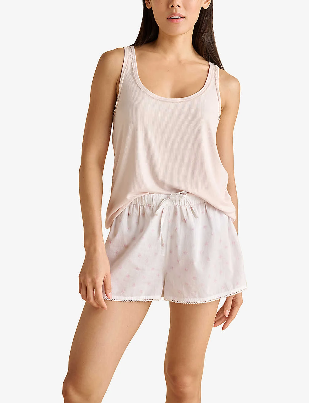 Sprig Floral-print Cotton Shorts 2 Sprig Floral-print Cotton Shorts - Image 2