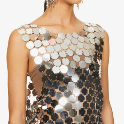 Trixie Disc Sequin Mini Dress 9 Trixie Disc Sequin Mini Dress -Outlet Pique Style Store R04059439 SILVER ALT04
