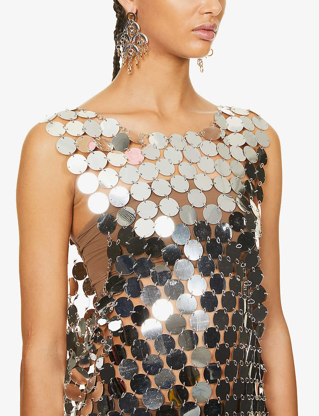 Trixie Disc Sequin Mini Dress 5 Trixie Disc Sequin Mini Dress - Image 5