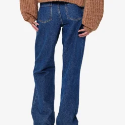 Gigi High-rise Straight-leg Organic-cotton Jeans -Outlet Pique Style Store R04061008 MIDWASHBLUE ALT03