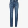 Levis 721 Contrast-stitch Tapered High-rise Stretch-denim Jeans