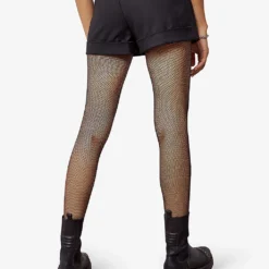 Ikks Belted High-waisted Stretch-woven Shorts -Outlet Pique Style Store R04063189 BLACK ALT03