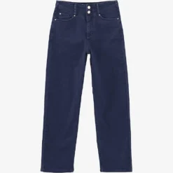 Ikks Cropped Straight-leg High-rise Stretch-denim Jeans