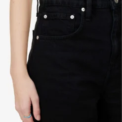 FRAME Le Ultra High-rise Barrel-leg Jeans -Outlet Pique Style Store R04067100 FILMNOIR ALT04