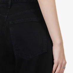 FRAME Le Ultra High-rise Barrel-leg Jeans -Outlet Pique Style Store R04067100 FILMNOIR ALT05