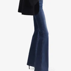 Reiss Beau Skinny Flared High-rise Stretch-denim Jeans -Outlet Pique Style Store R04068047 MIDBLUE ALT02