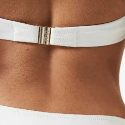 Reiss Iris Mid-rise Bikini Bottoms -Outlet Pique Style Store R04068300 WHITE ALT05