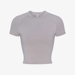 New Vintage Cropped Stretch-cotton T-shirt