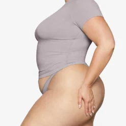 Vintage Raglan-sleeves Stretch-cotton Top 6 Vintage Raglan-sleeves Stretch-cotton Top -Outlet Pique Style Store R04068467 HEATHERGREY ALT02