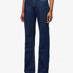 Paige Sonja High-rise Wide-leg Cotton-blend Jeans 9 Paige Sonja High-rise Wide-leg Cotton-blend Jeans -Outlet Pique Style Store R04069701 MICHIRU ALT02