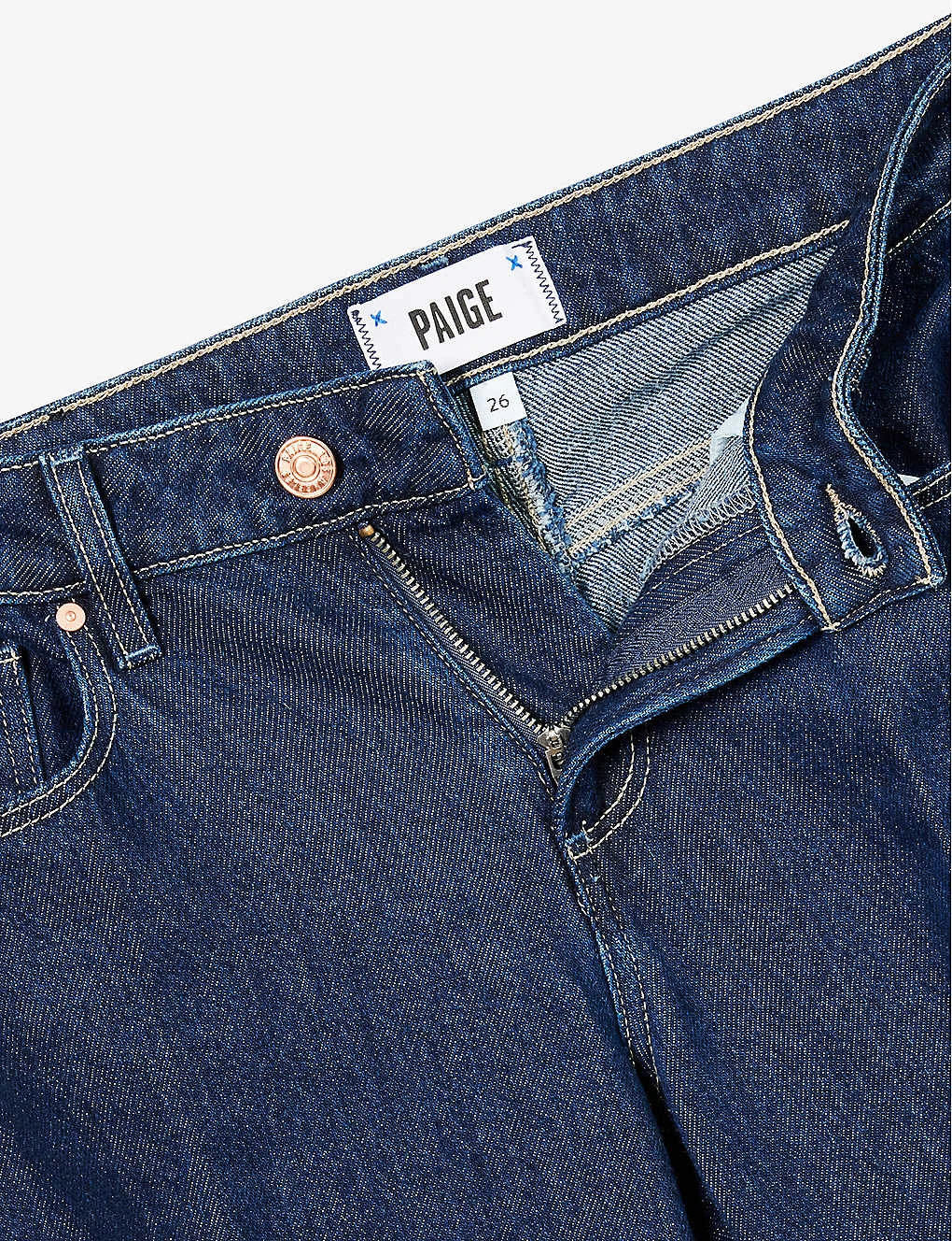 Paige Sonja High-rise Wide-leg Cotton-blend Jeans 7 Paige Sonja High-rise Wide-leg Cotton-blend Jeans - Image 7