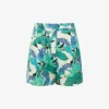 Reiss Dana Floral-print Mid-rise Woven Shorts