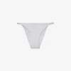 Reiss Alani High-rise Hardware-embellished Stretch-woven Bikini Bottoms