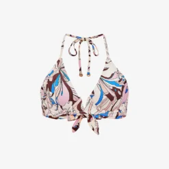 Reiss Audrinna Graphic-print Bikini Top
