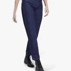 THE KOOPLES Straight-leg High-rise Jeans -Outlet Pique Style Store R04070832 BLU05 ALT03