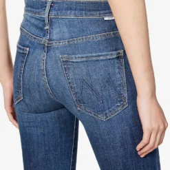 MOTHER The Insider Crop-leg Mid-rise Straight Jeans -Outlet Pique Style Store R04074462 GIRLCRUSH ALT05