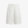 AllSaints Petra Tailored Front-pleat Linen-blend Shorts