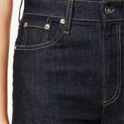 Rag & Bone Casey Flared High-rise Cotton-blend Jeans -Outlet Pique Style Store R04076900 RINSE ALT04