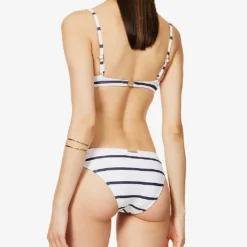 Bandeau Stripe Sweetheart-neckline Bikini Top -Outlet Pique Style Store R04077228 NAUTICAL ALT03