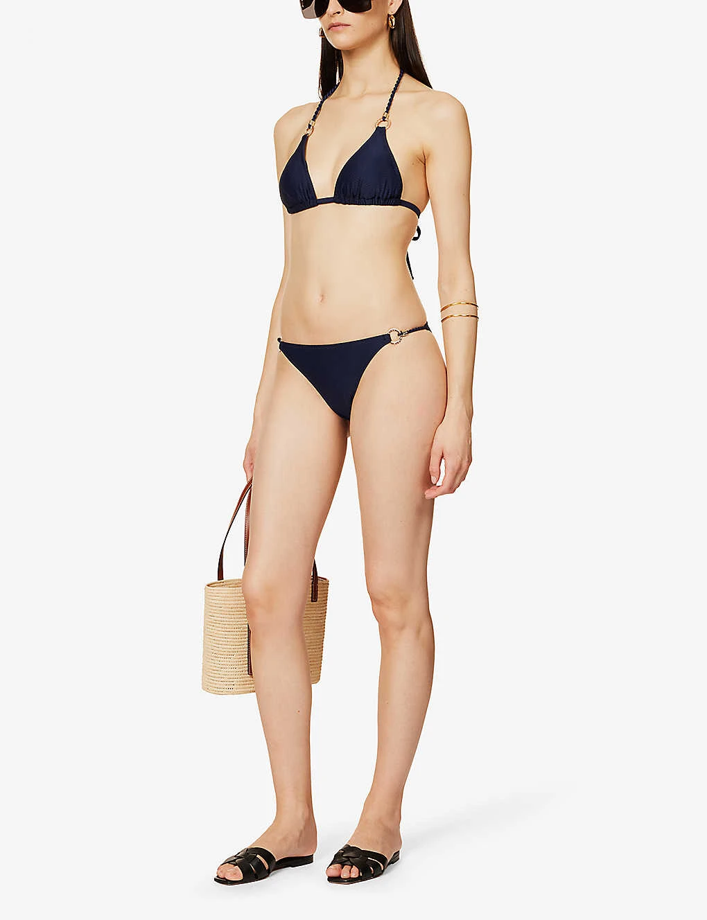 Ring Brand-tab Mid-rise Bikini Bottoms 2 Ring Brand-tab Mid-rise Bikini Bottoms - Image 2