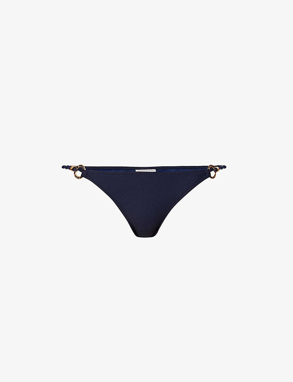 Ring Brand-tab Mid-rise Bikini Bottoms 1 Ring Brand-tab Mid-rise Bikini Bottoms