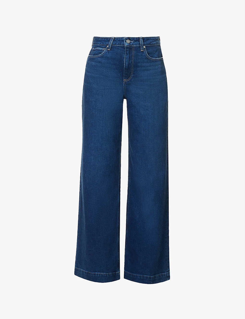Paige Harper High-rise Flared-leg Stretch-denim Jeans 1 Paige Harper High-rise Flared-leg Stretch-denim Jeans