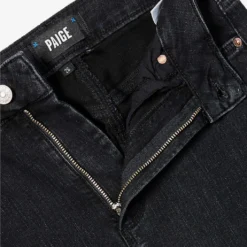Paige Flaunt Spotlight Wide-leg High-rise Stretch-denim Jeans -Outlet Pique Style Store R04078778 DARKOBSIDIAN ALT06
