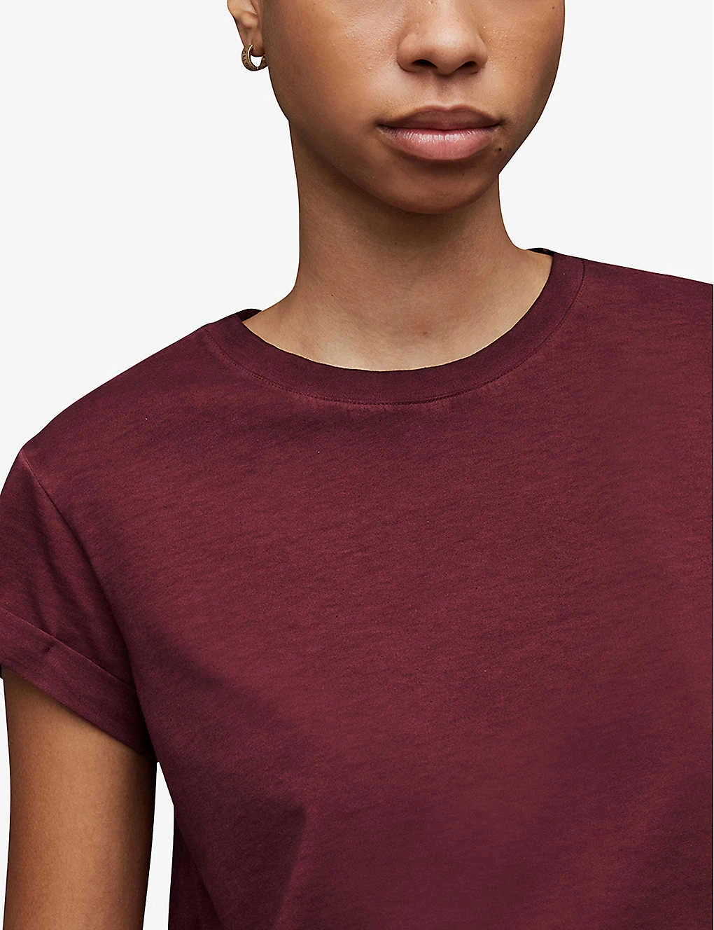 AllSaints Anna Logo-print Organic-cotton T-shirt 5 AllSaints Anna Logo-print Organic-cotton T-shirt - Image 5