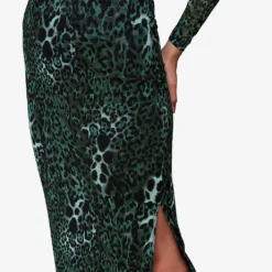 Whistles Night Cat Animal-print Stretch-mesh Midi Skirt -Outlet Pique Style Store R04082101 MULTICOLOURED ALT02