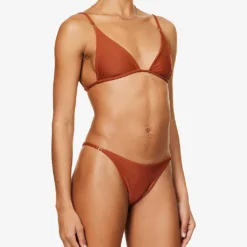 Paloma Triangle Bikini Top -Outlet Pique Style Store R04083168 TERRACOTTA ALT02
