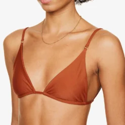 Paloma Triangle Bikini Top -Outlet Pique Style Store R04083168 TERRACOTTA ALT04