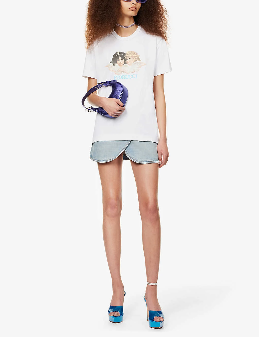 FIORUCCI Angels Graphic-print Cotton-jersey T-shirt 2 FIORUCCI Angels Graphic-print Cotton-jersey T-shirt - Image 2