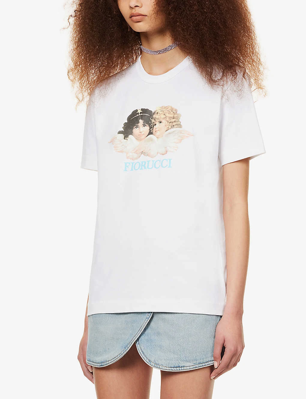 FIORUCCI Angels Graphic-print Cotton-jersey T-shirt 3 FIORUCCI Angels Graphic-print Cotton-jersey T-shirt - Image 3