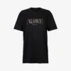 AllSaints Rila Boyfriend Logo-print Organic-cotton T-shirt